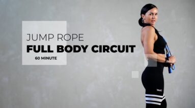 60-Minute Jump Rope Skipping Workout -  ULTIMATE WEIGHT LOSS + STRETCH