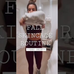 My Fall 🍁Skincare Routine for DRY SKIN #shorts #dryskin #skincare #skincareroutines #fallroutine