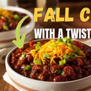 Fall Must-Have! Healthy Chili Recipe Vegetarian-Friendly